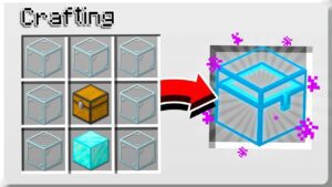 How to UPGRADE CHESTS in Minecraft Tutorial! (Pocket Edition, Xbox, PC, Switch) - Gameplay, Kingdom Kids Zone, Minecraft - EYstreem