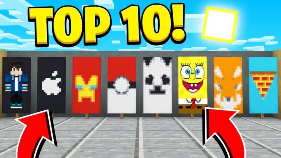 TOP 10 BANNER Designs You Didn't Know You Could Make in Minecraft! (NO MODS!) - Gameplay, Kingdom Kids Zone, Minecraft - EYstreem