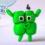 @Numberblocks – Number Four | Play-Doh - Kingdom Kids Zone, Little Learners - Numberblocks