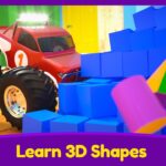Learn 3D Shapes | Educational Video for Kids by Brain Candy TV - Kingdom Kids Zone, Little Learners - Brain Candy TV