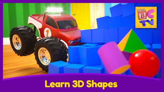 Learn 3D Shapes | Educational Video for Kids by Brain Candy TV - Kingdom Kids Zone, Little Learners - Brain Candy TV