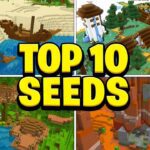 TOP 10 BEST SEEDS For Minecraft! (Pocket Edition, PS4, Xbox, Switch, PC) - Gameplay, Kingdom Kids Zone, Minecraft - EYstreem