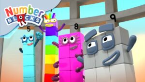 @Numberblocks- Race Against Time! | Learn to Count - Kingdom Kids Zone, Little Learners - Numberblocks