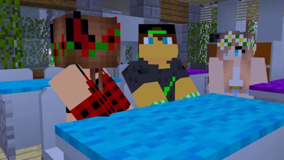 MY SISTER'S NEW CRUSH! Fame High EP2 (Minecraft Roleplay) - Gameplay, Kingdom Kids Zone, Minecraft - EYstreem