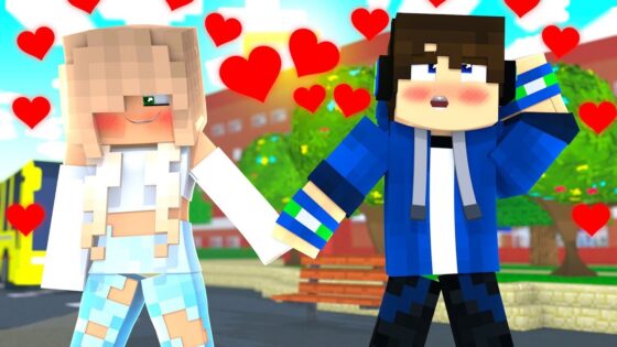 MY SECRET LOVER! Fame High EP4 (Minecraft Roleplay) - Gameplay, Kingdom Kids Zone, Minecraft - EYstreem