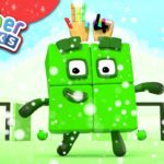 @Numberblocks- Four More Sleeps Until Christmas! | Learn to Count - Kingdom Kids Zone, Little Learners - Numberblocks