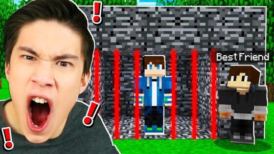 MY BEST FRIEND LOCKED ME OUT OF MY OWN HOUSE! - Gameplay, Kingdom Kids Zone, Minecraft - EYstreem