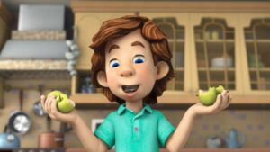 The Fixies | A Greedy Tom Gets Stuffed On Fruit!! | Videos For Kids | Cartoons For Kids - Kingdom Kids Zone, Little Learners - The Fixies