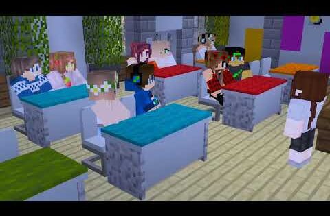 ESTHER FELL ASLEEP! Fame High EP6 (Minecraft Roleplay) - Gameplay, Kingdom Kids Zone, Minecraft - EYstreem