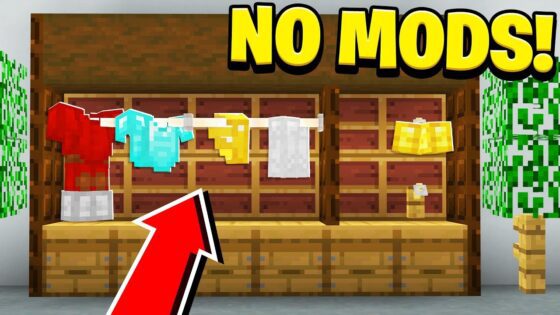 How to Make a WORKING ARMOR RACK in Minecraft! (NO MODS!) - Gameplay, Kingdom Kids Zone, Minecraft - EYstreem