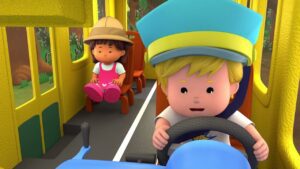 Trust The Jungle Bus | Little People ⭐️ S2 Episode 18 | Cartoons for Kids - Kids TV Series, Kingdom Kids Zone - Little People - Fisher Price