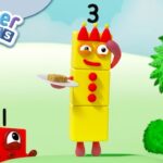 @Numberblocks- Playing Tricks on Number Three | Learn to Count - Kingdom Kids Zone, Little Learners - Numberblocks