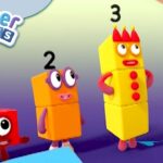 @Numberblocks- Splashing Shapes! | Learn to Count - Kingdom Kids Zone, Little Learners - Numberblocks