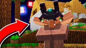 This was HIDING inside a VILLAGER in Minecraft! (EP3 Scary Survival Season 2) - Gameplay, Kingdom Kids Zone, Minecraft - EYstreem