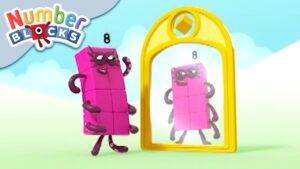 ​@Numberblocks- Meet Number Eight! | Learn to Count - Kingdom Kids Zone, Little Learners - Numberblocks