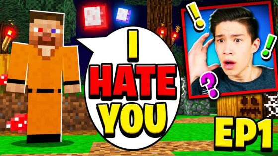TEST STEVE HATES ME NOW! (EP1 Scary Survival Season 2) - Gameplay, Kingdom Kids Zone, Minecraft - EYstreem