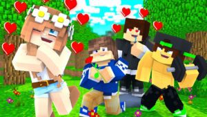 ESTHER HAS A NEW CRUSH?! Fame High EP15 (Minecraft Roleplay) - Gameplay, Kingdom Kids Zone, Minecraft - EYstreem