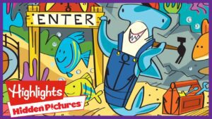 UNDER THE SEA | Hidden Pictures Puzzles | Kids Videos | Highlights - Kingdom Kids Zone, Little Learners - Highlights Kids