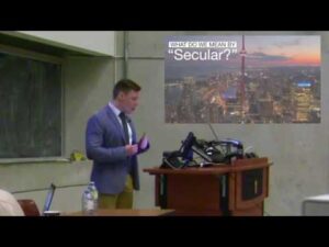 Opening statement – "secularism" dialogue - Does God Exist?, Truth Seekers - Wes Huff