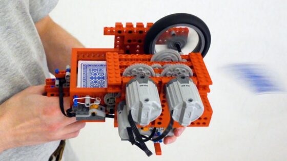 Playing Card Lego Gun - Kids (6-9), Kingdom Kids Zone - Brick Experiment Channel