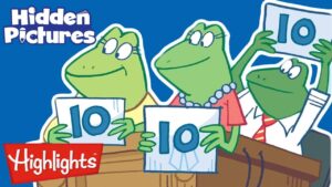 FROG SPORTS | Hidden Pictures Puzzles | Kids Videos | Highlights - Kingdom Kids Zone, Little Learners - Highlights Kids