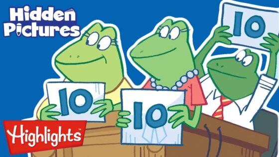 FROG SPORTS | Hidden Pictures Puzzles | Kids Videos | Highlights - Kingdom Kids Zone, Little Learners - Highlights Kids