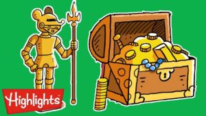 CHEESY TREASURE | Hidden Pictures Puzzles | Kids Videos | Highlights - Kingdom Kids Zone, Little Learners - Highlights Kids