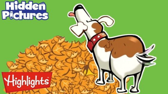 HAPPY DOG IN FALL | Hidden Pictures Puzzles | Kids Videos | Highlights - Kingdom Kids Zone, Little Learners - Highlights Kids