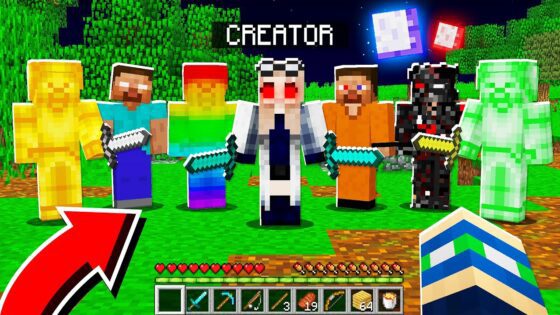 THE CREATOR OF ALL STEVES IS EVIL! (EP6 Scary Survival Season 2) - Gameplay, Kingdom Kids Zone, Minecraft - EYstreem