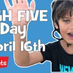 National High Five Day | April 16th, 2020 | Highlights Kids - Kingdom Kids Zone, Little Learners, Shorts - Highlights Kids