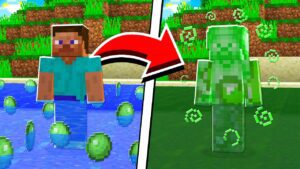 How to Spawn TOXIC STEVE in Minecraft! (EP11 Scary Survival 2) - Gameplay, Kingdom Kids Zone, Minecraft - EYstreem