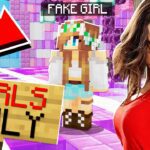 I Got CAUGHT on a GIRLS ONLY Minecraft Server! - Gameplay, Kingdom Kids Zone, Minecraft - EYstreem