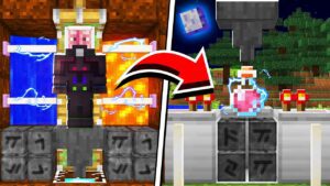 TAKING MIND STEVE'S POWERS! (EP9 Scary Survival 2) - Gameplay, Kingdom Kids Zone, Minecraft - EYstreem