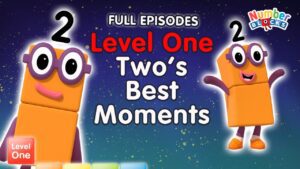 @Numberblocks- #Stayathome | Level One | FULL EPISODES | All the Best Two Moments! | #HomeSchooling - Kingdom Kids Zone, Little Learners - Numberblocks