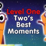 All the Best Two Moments! | Level 1 | Numberblocks - Kingdom Kids Zone, Little Learners - Numberblocks
