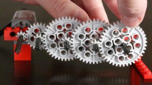 Making a GOOGOL:1 Reduction with Lego Gears - Kids (6-9), Kingdom Kids Zone - Brick Experiment Channel