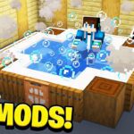 How to Build a WORKING HOT TUB in Minecraft! (NO MODS!) - Gameplay, Kingdom Kids Zone, Minecraft - EYstreem