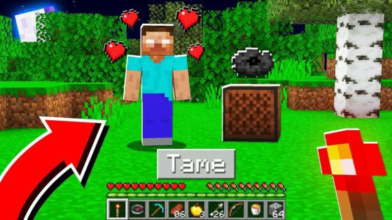 How to TAME a FRIENDLY Herobrine in Minecraft! (Mobile, PS4, Xbox, PC, Switch) - Gameplay, Kingdom Kids Zone, Minecraft - EYstreem