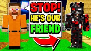CORRUPT STEVE IS ACTUALLY GOOD?! (EP18 Scary Survival 2) - Gameplay, Kingdom Kids Zone, Minecraft - EYstreem