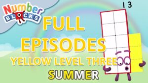 @Numberblocks- #SummerLearning | Yellow Level Three | Full Episodes 4-6 | Learn to Count #WithMe - Kingdom Kids Zone, Little Learners - Numberblocks