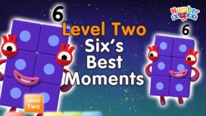 All the Best Six Moments! | Level 2 | Numberblocks - Kingdom Kids Zone, Little Learners - Numberblocks