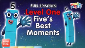 @Numberblocks- #Stayathome | Level One | FULL EPISODES | All the Best Five Moments! | #HomeSchooling - Kingdom Kids Zone, Little Learners - Numberblocks