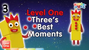 All the Best Three Moments! | Level 1 | Numberblocks - Kingdom Kids Zone, Little Learners - Numberblocks