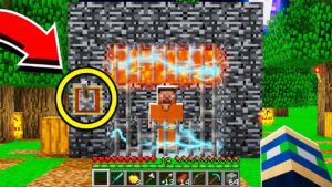 How to TRAP TEST STEVE in Minecraft! (EP20 Scary Survival 2) - Gameplay, Kingdom Kids Zone, Minecraft - EYstreem