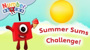 @Numberblocks- Counting Challenge | Summer Sums ☀ - Kingdom Kids Zone, Little Learners - Numberblocks