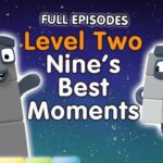 @Numberblocks- #Stayathome | Level Two | FULL EPISODES | All the Best Nine Moments! | #HomeSchooling - Kingdom Kids Zone, Little Learners - Numberblocks
