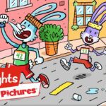 Racer Puzzles Mix: Racing Animals Compilation | Videos for Kids | Highlights Kids - Kingdom Kids Zone, Little Learners - Highlights Kids