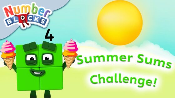 @Numberblocks- Number Challenge | Summer Sums ☀ - Kingdom Kids Zone, Little Learners - Numberblocks