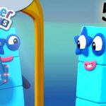 @Numberblocks- Math Games with Five & Friends | Learn to Count - Kingdom Kids Zone, Little Learners - Numberblocks