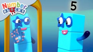 @Numberblocks- Math Games with Five & Friends | Learn to Count - Kingdom Kids Zone, Little Learners - Numberblocks